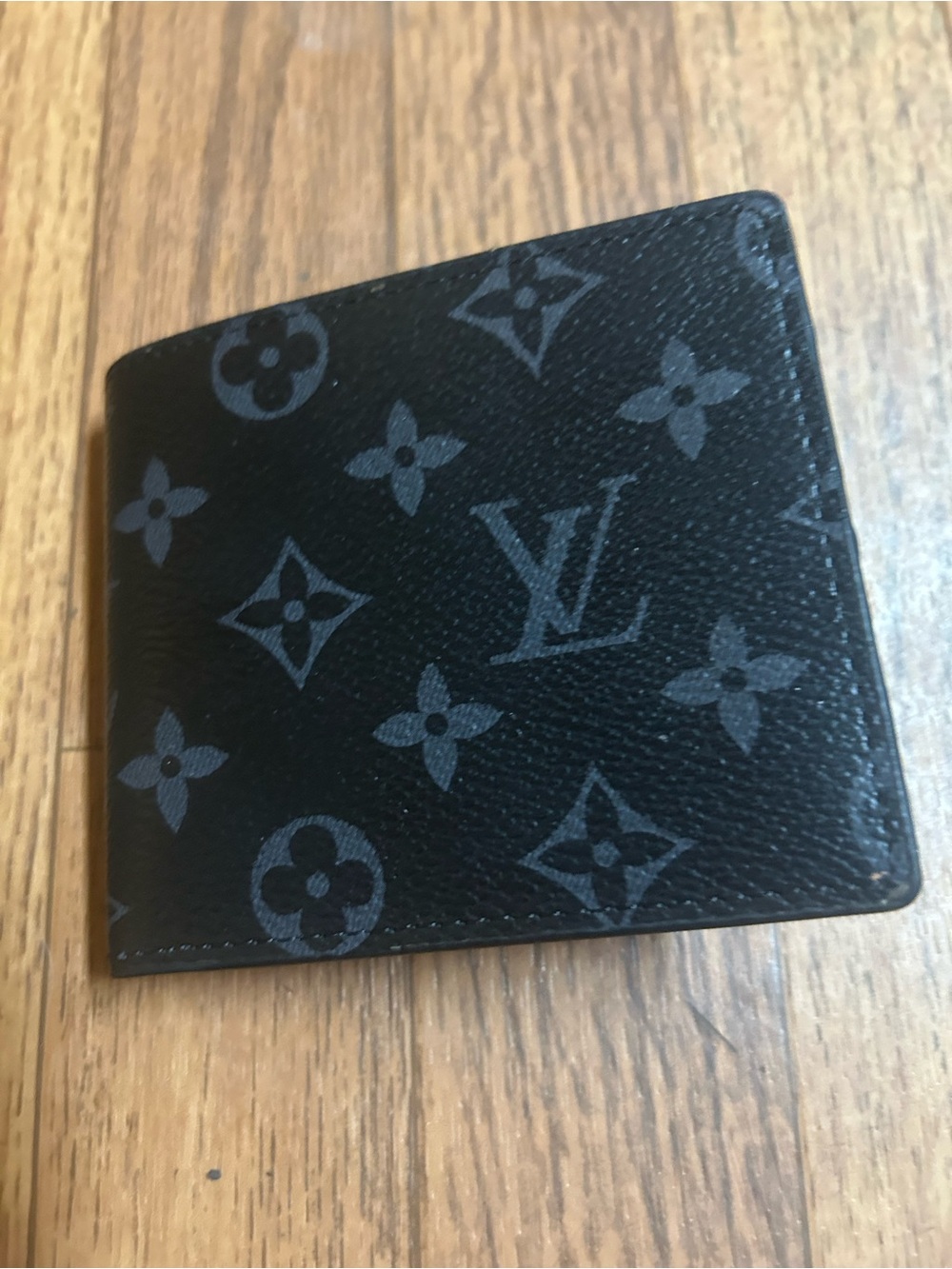 Louis Vuitton Black Monogram Eclipse Canvas Wallet